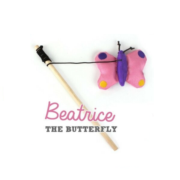 Motýl na hůlce catnip