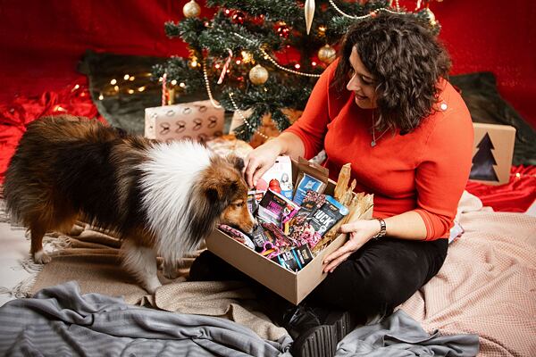 vánoční balíček pro psa