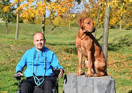 Rozhovor: Jak se žije na vozíku s ridgebackem?