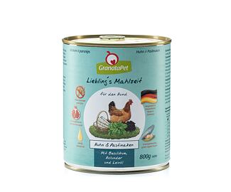 GranataPet Kuře & pastinák s bazalkou, bezinkou a lněným olejem