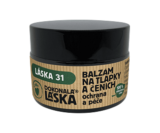 Dokonalá láska: ochranný balzám na tlapky a čenich
