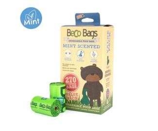BeCo Things Sáčky na exkrementy s peprmintovou aroma, ekologické
