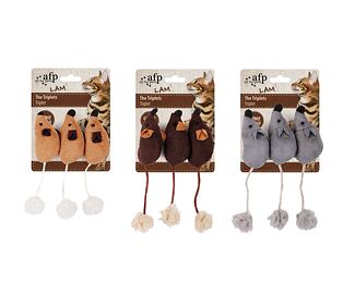 Plyšové myšky se šantou kočičí