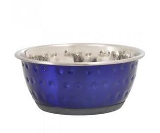 Karlie-Flamingo Miska nerez DOTS, modrá