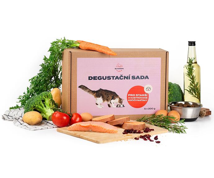 Degustační sada PRO STARŠÍ A KASTROVANÉ KOČIČÍ PARŤÁKY