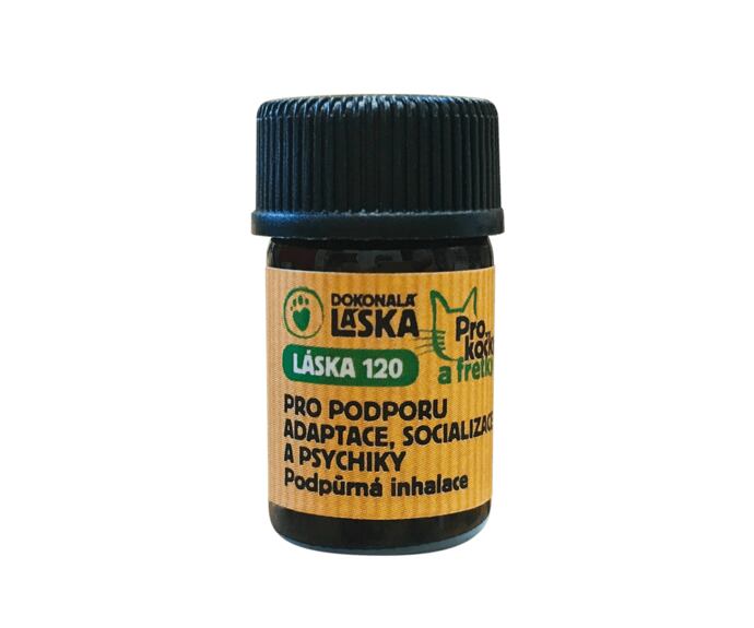 Dokonalá láska: inhalační směs k podpoře adaptace a socializace pro kočky