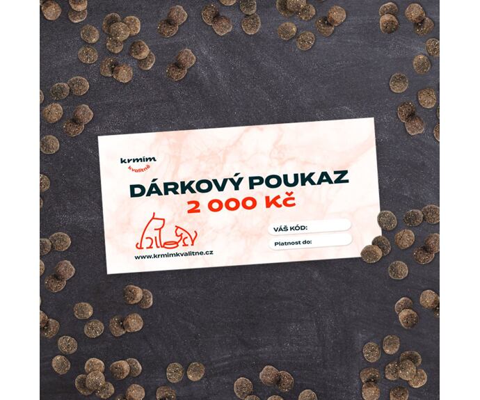 Dárkový poukaz 2 000 Kč
