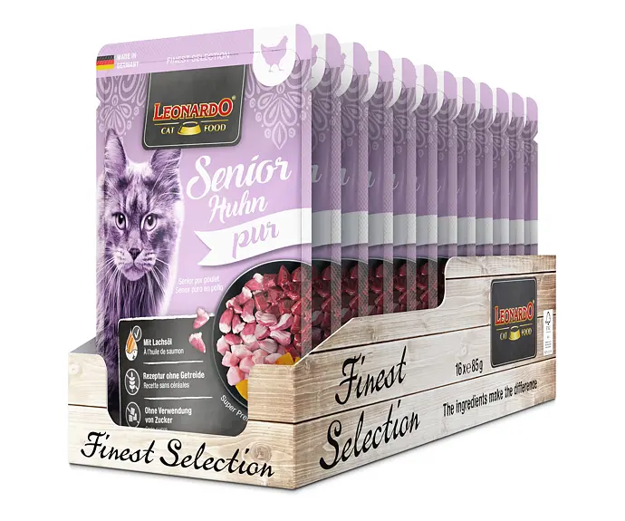 Leonardo Finest Selection Senior Čisté kuřecí