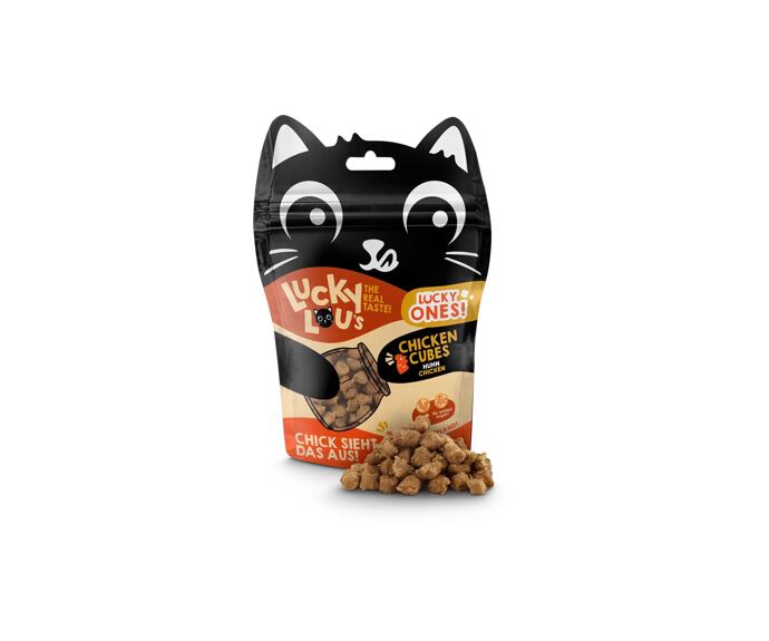Lucky Lou Lucky Ones Cubes kuřecí 80 g