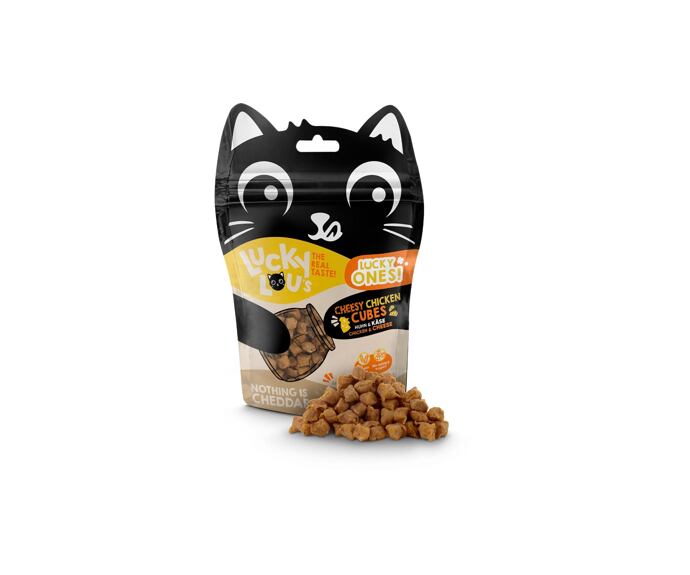 Lucky Lou Lucky Ones Cubes kuřecí a sýr 80 g
