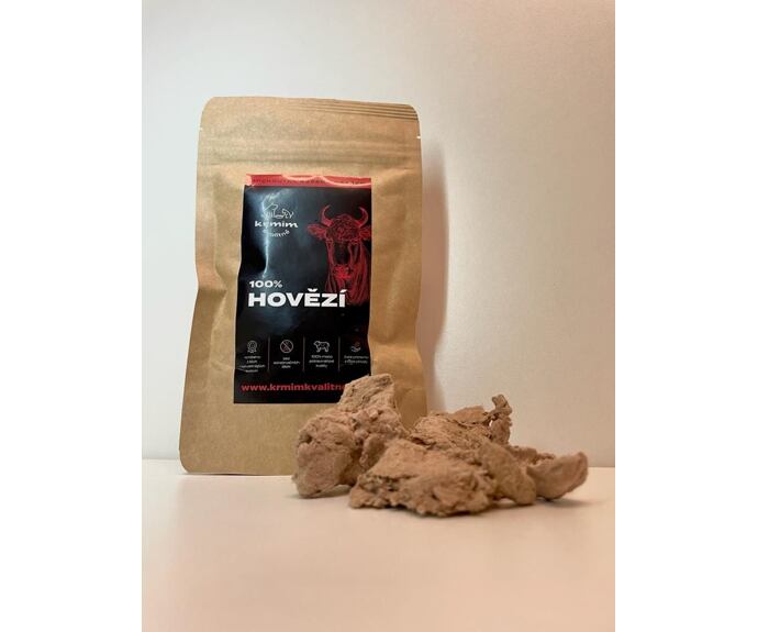 Pochoutka sušená mrazem - hovězí - 20 g