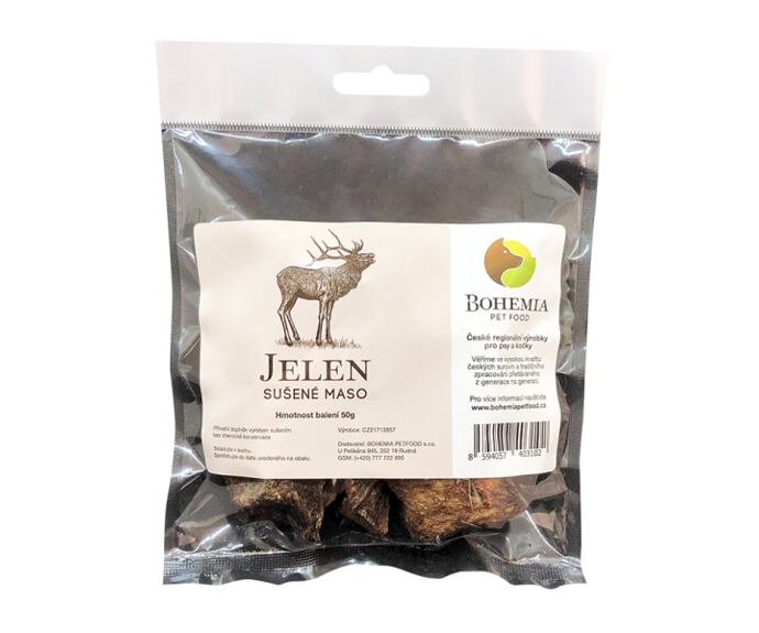 Bohemia Pet Food Jelen sušené maso