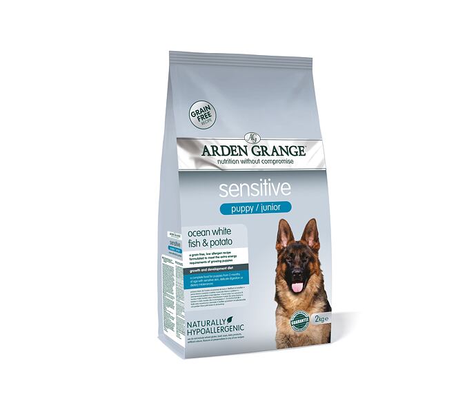 Arden Grange Sensitive Grain Free Puppy/Junior Ocean White Fish & Potato