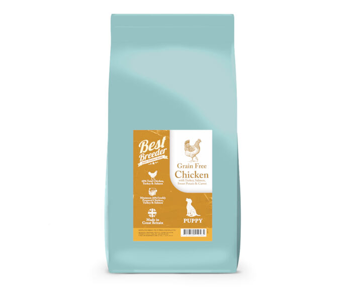 Best Breeder Grain Free Puppy Chicken with Sweet Potato, Carrots & Peas