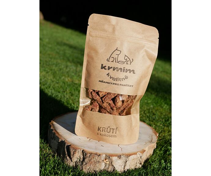 Mňamky pro parťáky - krůtí s kokosem - 100 g