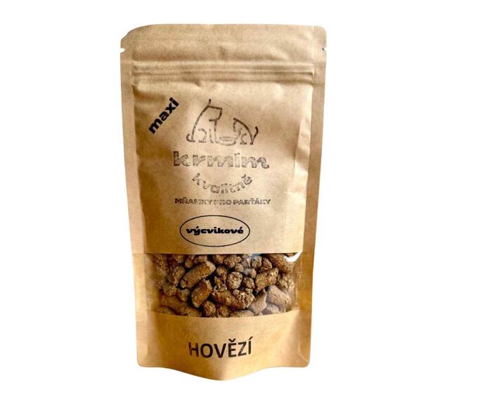 Mňamky pro parťáky Výcvikové Hovězí maxi