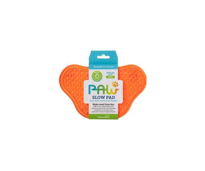 Lízací podložka Paw Lick Pad – oranžová