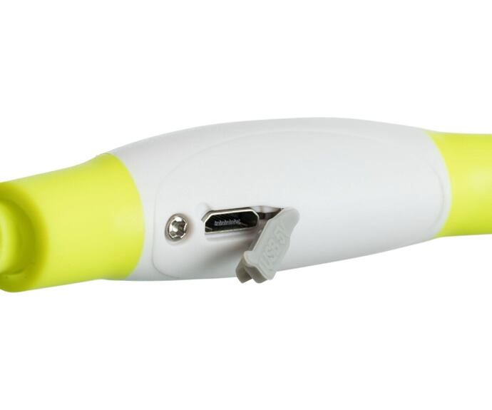 Blikající USB obojek, zelená