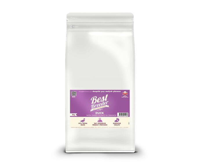 Best Breeder Grain Free Small Breed Duck with Sweet Potato & Orange