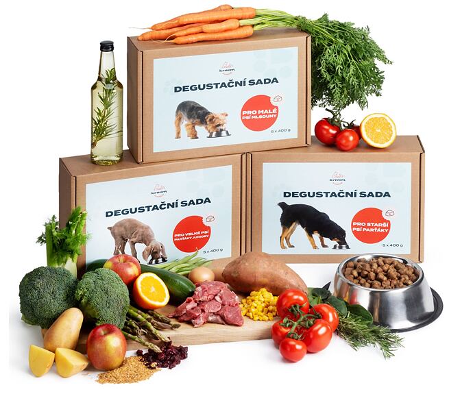 Degustační sada PRO STARŠÍ PSÍ PARŤÁKY