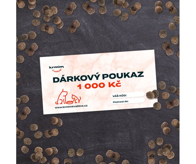 Dárkový poukaz 1 000 Kč