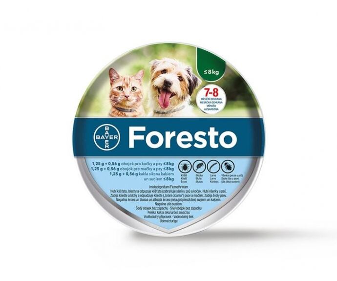 Bayer Foresto obojek pro kočky a malé psy