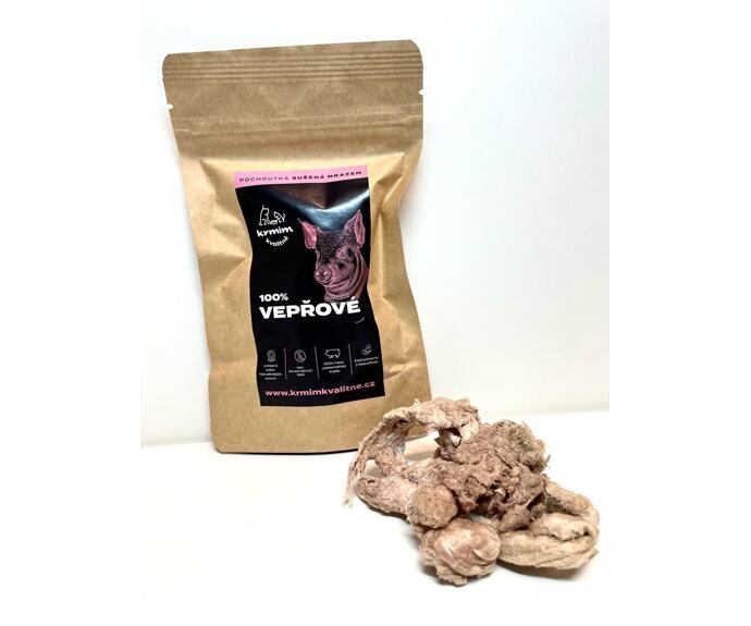 Pochoutka sušená mrazem - vepřové - 20 g