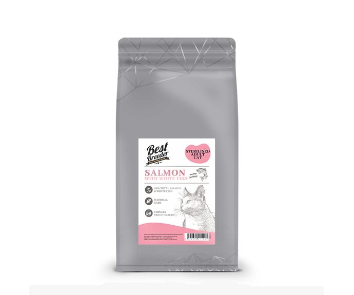 Best Breeder DELUXE Cat Salmon with White Fish Sterilised Adult