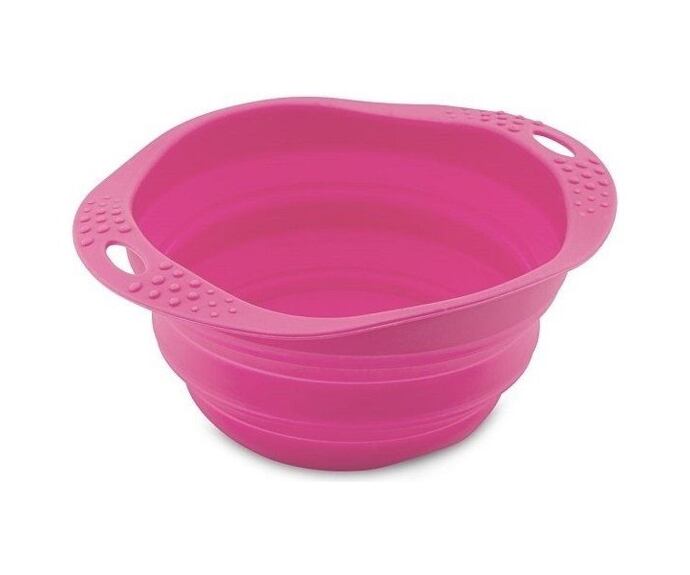 BeCo Things Cestovní miska pro psa, EKO, růžová