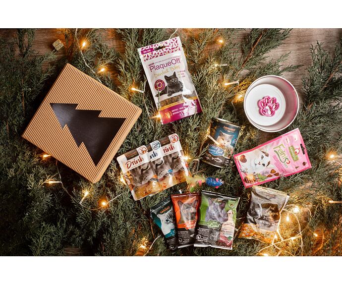 Vánoční balíček pro kočku