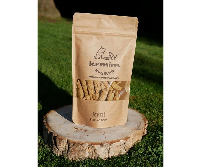 Mňamky pro parťáky - rybí s kokosem - 100 g