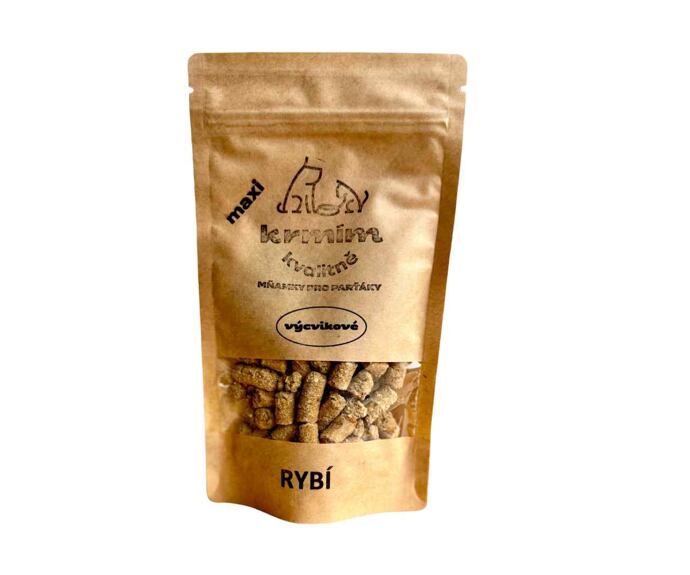 Mňamky pro parťáky Výcvikové Rybí maxi