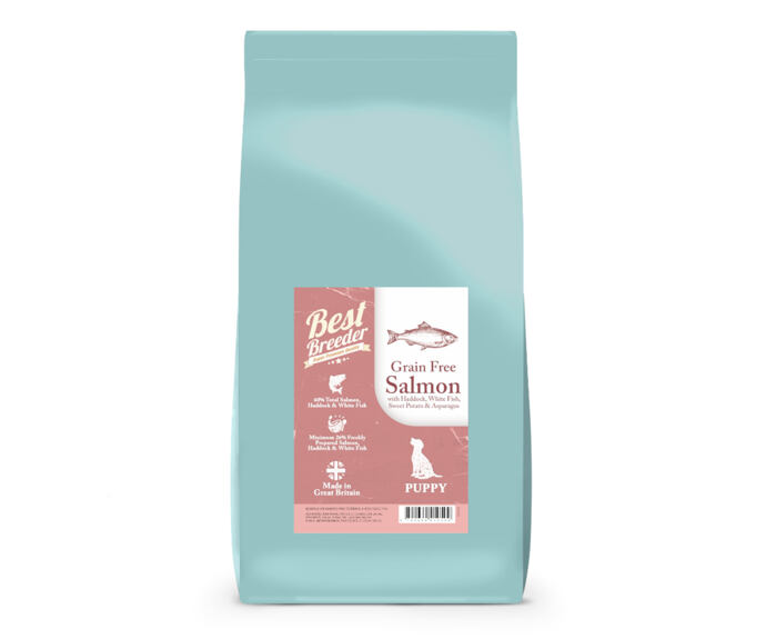 Best Breeder Grain Free Puppy Salmon with Haddock & Blue Whiting, Sweet Potato and Asparagus