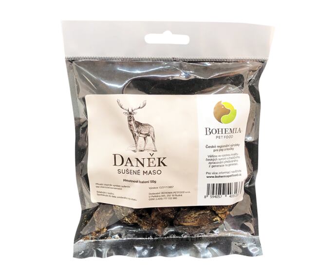 Bohemia Pet Food Daněk sušené maso