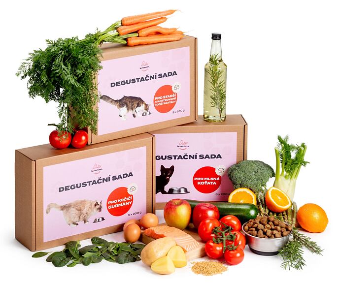 Degustační sada PRO KOČIČÍ GURMÁNY
