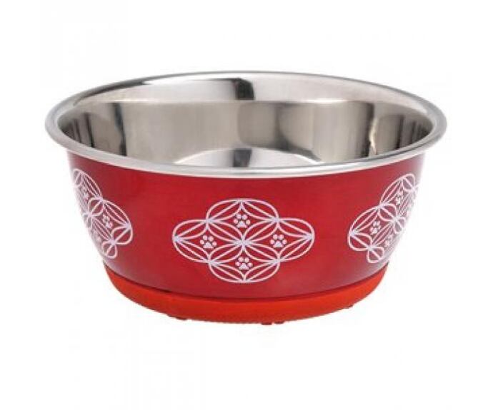 Karlie-Flamingo Miska nerez Pes SELECTA motiv červená