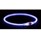 Blikající USB obojek, modrá