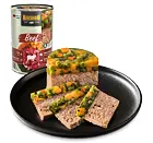 detail mokrého krmiva Belcando Holistic s hovězím masem