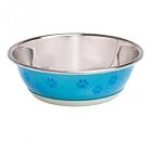 Karlie-Flamingo Miska nerez Pes SELECTA modrá s tlapkami